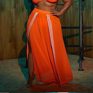 🔥 ADIDAS X IVY PARK Colab Maxi Skirt Cover Up